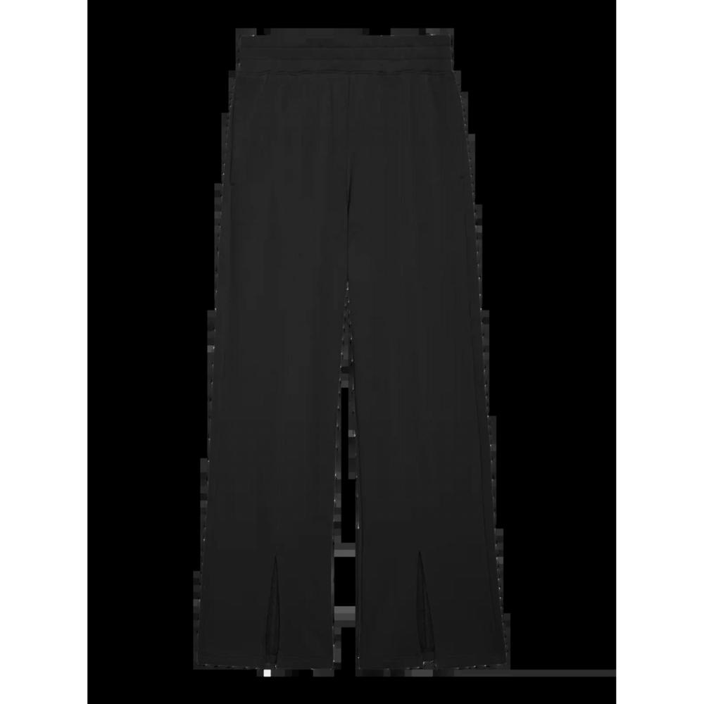 Nation LTD Black Wide Leg Split-Hem Pants